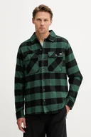 Koszule męskie - Dickies koszula bawełniana męska kolor zielony regular z kołnierzykiem klasycznym DK0A4XDZ - miniaturka - grafika 1