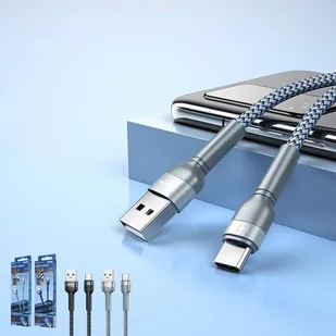 REMAX Jany kabel USB  - USB Typ C 100 W 5 A Power Delivery 1 m czarny (RC-170) - Kable USB - miniaturka - grafika 2