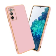 Etui i futerały do telefonów - Pokrowiec Do Samsung Galaxy S20 FE Etui w Glossy Róż - Złoto TPU Silikonowe Obudowa Case Cover Cadorabo - miniaturka - grafika 1