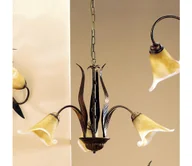 Lampy sufitowe - ONLI - Żyrandol na łańcuchu ALGA 3xE14/6W/230V brąz - miniaturka - grafika 1