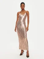 Sukienki - Rinascimento Sukienka wieczorowa CFC0121687003 Złoty Regular Fit - miniaturka - grafika 1