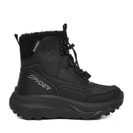 Buty dla chłopców - Śniegowce Spyder A24U0125B-6 Czarny - miniaturka - grafika 1