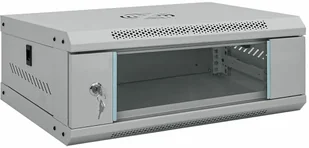 vidaXL Szafa sieciowa z przechowywaniem Szary 53 x 45 x 21 cm Stal - Szafy rack - miniaturka - grafika 1