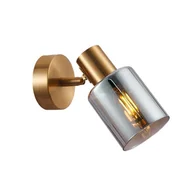 Lampy ścienne - Kinkiet modern glamour do kuchni SPL-65342-1-BRO-SG z serii SANTIA - miniaturka - grafika 1