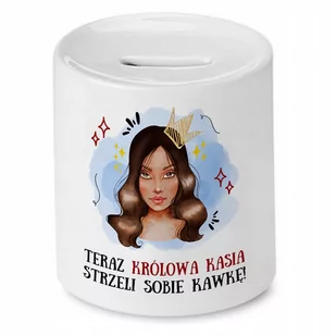 Skarbonka Dla Kasi na Urodziny Imieniny na Prezent z Nadrukiem ze Zdjęciem - Skarbonki - miniaturka - grafika 1