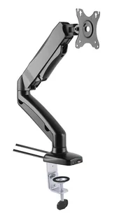 Techly Ramię biurkowe LCD/LED ICA-LCD 514 13-27\" sprężyna gazowa USB/Aucdio 102857 - Uchwyty do monitorów - miniaturka - grafika 3