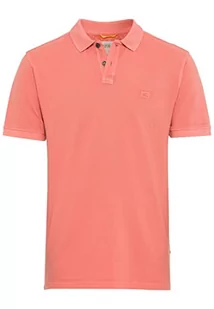 camel active Koszulka męska 409965/1P00, kolor czerwony (Coral Red), XXL, Coral Red, XXL - Koszulki męskie - miniaturka - grafika 1