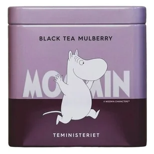 Teministeriet Teministeriet Moomin Black Tea Mulberry Herbata sypana 100g MM-TIN-01 - Herbata - miniaturka - grafika 1