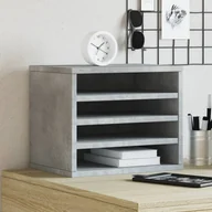 Przyborniki na biurko - Organizer na biurko, szarość betonu, 36x26x29,5 cm - miniaturka - grafika 1