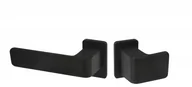 Klamki - Gałko-klamka Wala na krótkim szyldzie H6S36L/G5S50/SK3S42G6 (rękojeść 36 mm, szyld 42 mm) czarna anoda, lewa - miniaturka - grafika 1