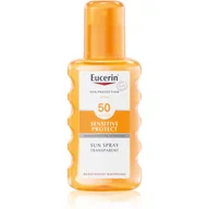 Balsamy i kremy do opalania - Eucerin Sun Sun transparentny spray do opalania SPF50+ 200ml - miniaturka - grafika 1