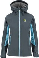 Kurtki damskie - Karpos 2501036-091 STORM EVO W JACKET kurtka damska DARK SLATE/BLUE ATOLL Rozmiar XL - miniaturka - grafika 1