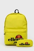 Plecaki - Ellesse Plecak męski kolor żółty duży z nadrukiem - miniaturka - grafika 1