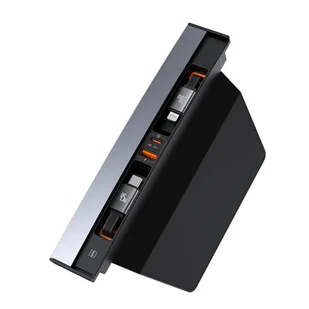Hub Baseus T-Space z kablem USB-C do Lightning dla Tesla (czarny) - Huby USB - miniaturka - grafika 6