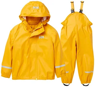 Helly Hansen Kids Unisex Bergen 2.0 Rainset, 5, Essential Yellow - Kurtki i płaszcze dla chłopców - miniaturka - grafika 1