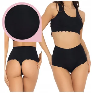 Majtki MITEX Feel Good String Maxi wysoki stan modelujące gładkie czarne M - Majtki damskie Majtki MITEX Feel Good String Maxi wysoki stan modelujące gładkie czarne M - Majtki damskie - miniaturka - grafika 1