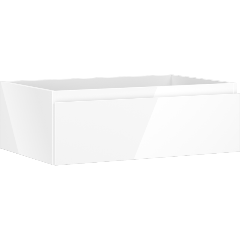 Mexen Orio szafka łazienkowa podumywalkowa 70 cm, 1 szuflada, biała połysk - 91A10-07023-1-BF00