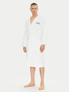 EA7 Emporio Armani Szlafrok 7M000441 AF14014 U0002 Biały - Szlafroki męskie - miniaturka - grafika 1