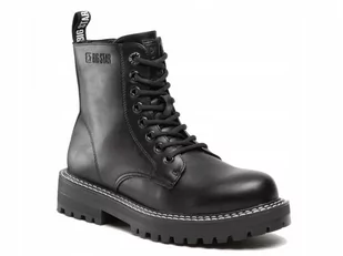Buty Damskie Trapery Big Star Kk274538 Czarne R.37 - Botki damskie - miniaturka - grafika 1
