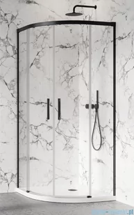 Radaway Idea PDD Black 100x90 lewa 387139-01-01/387157-54-01 - Kabiny prysznicowe - miniaturka - grafika 1