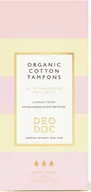 Tampony - DeoDoc Ekologiska Bomullstamponger med Applikator - Super Flow - miniaturka - grafika 1