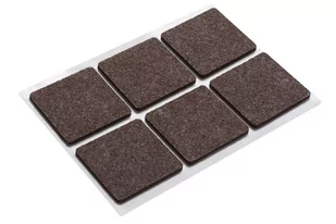Podkładka samoprzylepna FIRM brązowy / 4x4 / filc - Obrusy i serwetki - miniaturka - grafika 1
