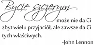 Naklejki na ścianę - Napis na ścianę naklejka 150x75cm wybór koloru cytat - John Lennon - 125 - miniaturka - grafika 1