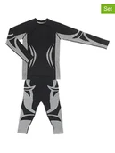 Kalesony - COLD 2-częściowy zestaw bielizny funkcyjnej w kolorze czarno-szarym - miniaturka - grafika 1