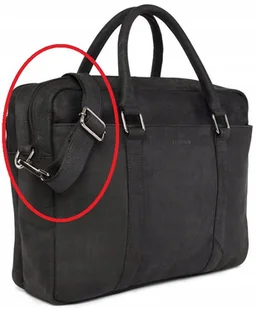 TORBA NA LAPTOPA DOKUMENTY SKÓRZANA LEABAGS CZARNA - Teczki i aktówki - miniaturka - grafika 1