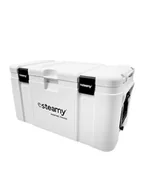 Lodówki turystyczne - Steamy Marine Pro 50 lodówka turystyczna, 50 litrów, biała - miniaturka - grafika 1