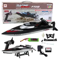Zabawki zdalnie sterowane - Motorówka Rc czarna 50kmh 2.4g - model lub pojazd - miniaturka - grafika 1