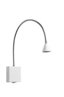 Lucide LUC BUDDY Kinkiet LED 3W L8cm B5cm H6cm Biały 18293/03/31 18293-03-31 - Lampy ścienne - miniaturka - grafika 1