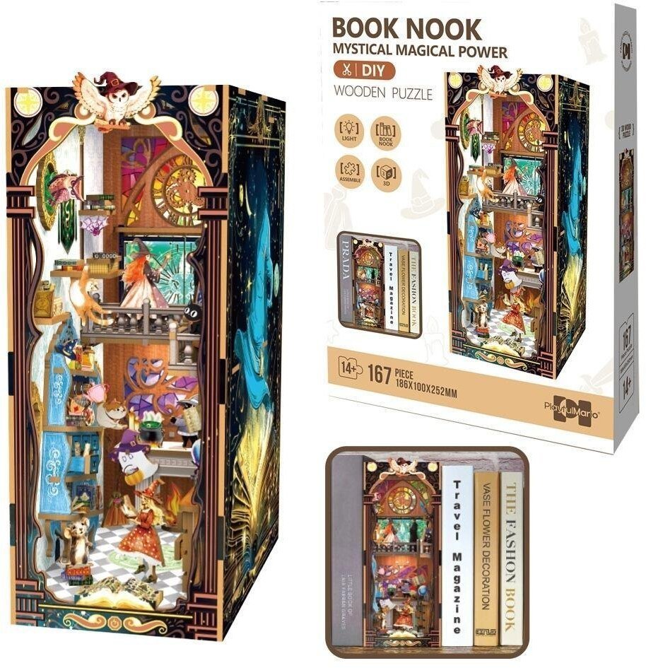 Książkowy zakątek magiczny domek