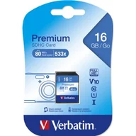 Karty pamięci - Verbatim SDHC Class 10 16GB (43962) - miniaturka - grafika 1