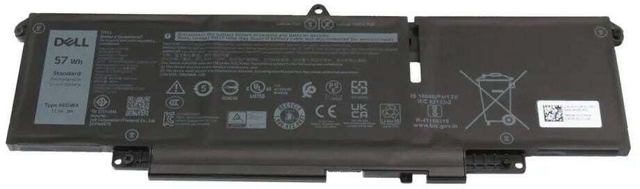 Dell Btry,Pri,57Whr,3C,Lith,Atl 86D0Y
