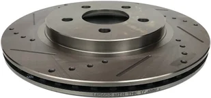 Tylne klocki +  WIERCONE NACINANE tarcze hamulcowe Ford Mustang 2005-2014 - Tarcze hamulcowe - miniaturka - grafika 4