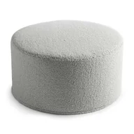 Poduszki dekoracyjne - Duża szara pufa Cozy 60x30 - miniaturka - grafika 1