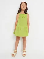 Sukienki i spódniczki dla dziewczynek - Mayoral Sukienka letnia 3938 Zielony - miniaturka - grafika 1