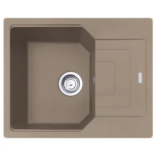 Franke Urban UBG 611-62 GSC  Zlewozmywak granitowy jednokomorowy 62x50 cm cappuccino 114.0687.264 - Zlewozmywaki - miniaturka - grafika 1