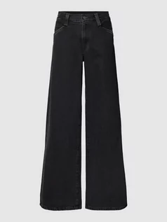 Spodnie damskie - Jeansy o kroju baggy z szeroką nogawką model ‘OVER EX’ - grafika 1