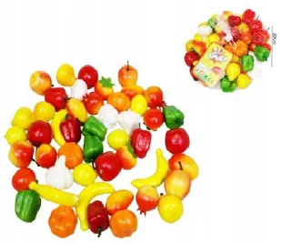 Warzywa i owoce 48szt H13905 51049 - Zabawki AGD - miniaturka - grafika 1