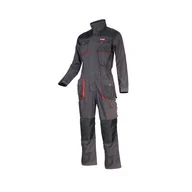 Odzież robocza - LAHTI Kombinezon grafitowo-czerwony "2L (54)" CE - miniaturka - grafika 1