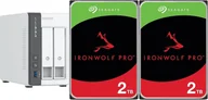 Serwery plików NAS i macierze dyskowe - Serwer plików Qnap TS-216G + 2x Seagate IronWolf 2TB ST2000VN003 - miniaturka - grafika 1