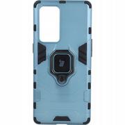 Etui i futerały do telefonów - Bizon Etui Case Armor Ring OPPO Reno 6 Pro niebieskie BCAROPR6PBL - miniaturka - grafika 1