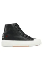 Trampki damskie - LOVE MOSCHINO Trampki JA15022G1MIA0000 Czarny - miniaturka - grafika 1