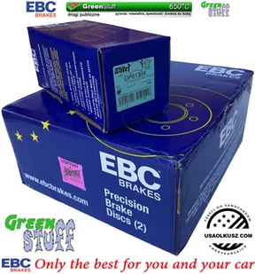 Przednie klocki GreenStuff + NACINANE tarcze hamulcowe EBC seria USR Chevrolet Tahoe 2000-2006 - Tarcze hamulcowe - miniaturka - grafika 3