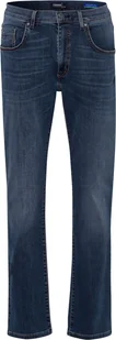 Pioneer - Jeansy męskie RANDO, Megaflex (PO 16741.6688), kolor:blue/black used buffies (6806), rozmiar:W40, długość:L34 - Spodnie męskie - miniaturka - grafika 1