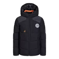 Kurtki i płaszcze dla chłopców - JACK&JONES JUNIOR Jcootis Reflective Puffer Jnr kurtka chłopięca, Czarny/detal: odblaskowy, 128 - miniaturka - grafika 1