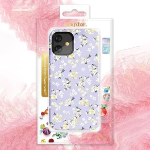 Kingxbar Blossom etui ozdobione oryginalnymi Kryształami Swarovskiego iPhone 12 Pro Max wielokolorowy (Gardenia) - Etui i futerały do telefonów - miniaturka - grafika 5