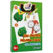 Gry karciane - Trefl Edu - Piotruś Prawda i fałsz - miniaturka - grafika 1